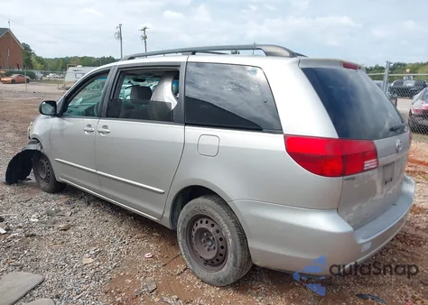 2005 Toyota Sienna Le из США, поврежденный, VIN 5TDZA23C15S236649